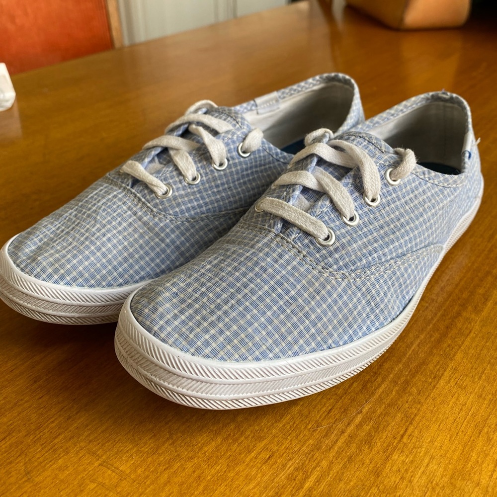 Keds Blue and White Check